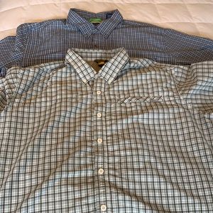 Men’s 2 XL button down shirts